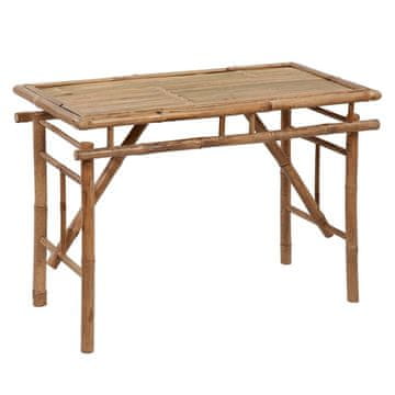 Vidaxl Sklopivi vrtni stol 115x50x75 cm bambus
