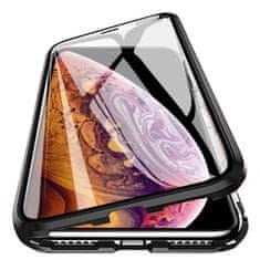 MG Magnetic Full Body Glass magnetska maska za Xiaomi Redmi Note 12 4G, crno