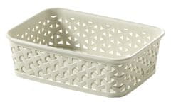 CURVER Košara za organizaciju My Style A6 - krem, imitacija ratana