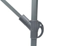 Rojaplast Metalni Okretni Suncobran Ø350cm - Bež, Središnji Stalak, Bez Naginjanja