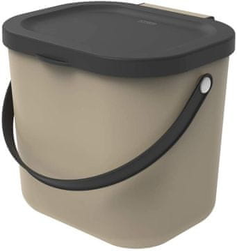 Rotho Albula modularna kutija za otpad, 6L, cappuccino, Rotho dizajn