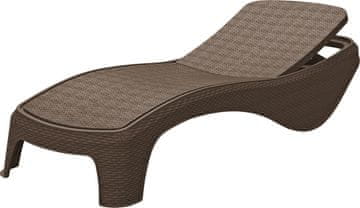 KETER Plastična vrtna ležaljka cappuccino boje s FSC certifikatom