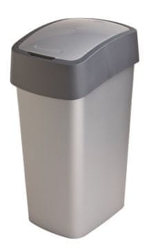 CURVER Koš za otpatke FLIPBIN 45L - elegantan sivi dizajn
