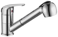AQUALINE AQUALINE 40 Kuhinjska Slavina s Izvlačivom Tuš Glavom, Kromirana