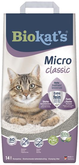 Biokat's Pijesak Micro Classic, 14 l