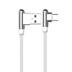 Kaku Elbow kabel USB / USB-C 3.2A 1.2m, bijela