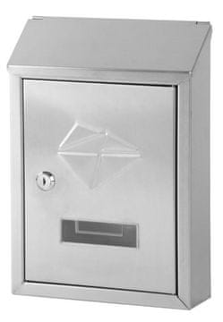 Ramda poštanski sandučić, nehrđajući čelik, 305 x 215 x 70 mm