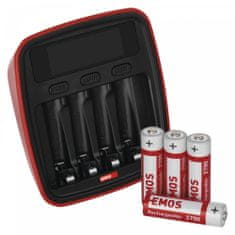 EMOS punjač baterija BCN-42D + 4AA 2700 (1603029000)