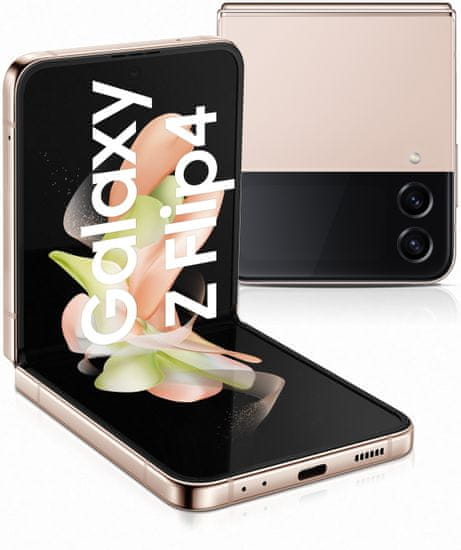 Samsung Galaxy Z Flip4 5G mobilni telefon, 8GB/256GB, rozo zlatna