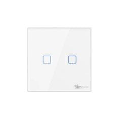 Sonoff Pametni bežični zidni prekidač Sonoff T2EU2C-RF 433MHz (2-kanalni)