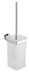 SAPHO AIDA Viseća WC četka, matirano staklo, kromirana površina