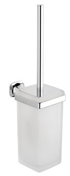SAPHO AIDA Viseća WC četka, matirano staklo, kromirana površina