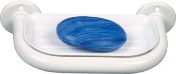 AQUALINE AQUALINE WHITE LINE Okrugla Sapunjara od Čelika - Bijela