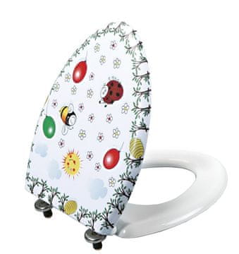 SAPHO Dječje WC sjedalo CREAVIT KID, bijelo, duroplast