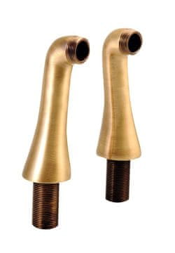 SAPHO ANTEA priključci za montažu kupaonske slavine na rub kade, brončani par