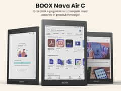 Nova Air C e-čitač, 19,81 cm, ekran u boji, Android 11, 3GB RAM, 32GB ROM, Wi-Fi, Bluetooth 5.0, USB-C, crni