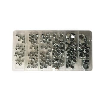 MAR-POL Set sigurnosnih matica sa brtvilom 146 kom 2