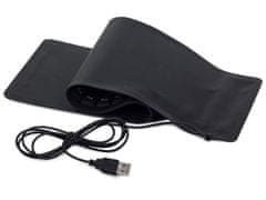 Verkgroup Tanka vodootporna USB silikonska tipkovnica - sklopiva crno