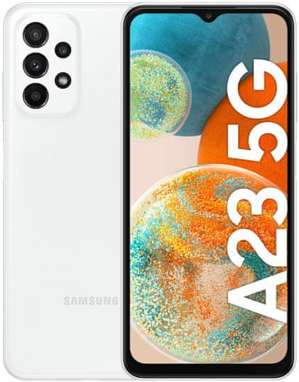 Samsung Galaxy A23 5G (A236) pametni telefon, 4GB/64GB, bijela (SM-A236BZWUEUE)