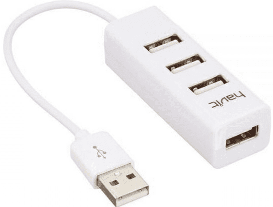 Havit H18 priključna stanica, USB 2.0, bijela (HV-H18)