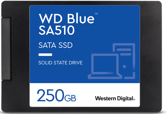 WD SA510 SSD disk, 6,35 cm (2,5“), SATA III, 250GB (WDS250G3B0A)