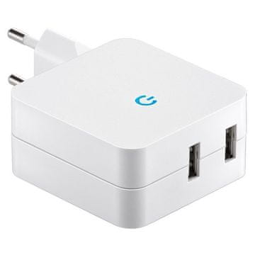 Goobay Dual USB napajanje, 5 V, bijela