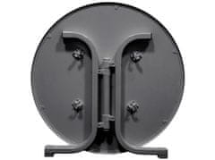 DAJAR Sklopivi metalni vrtni stol ø70 cm - antracit, UV i vremenski otporan