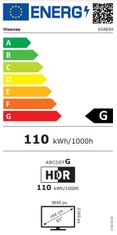 Hisense 65A85H 4K UHD OLED televizor, VIDAA OS, 120 Hz