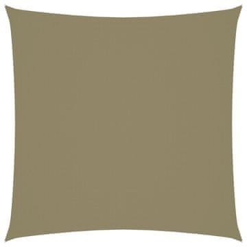 Vidaxl Jedro za zaštitu od sunca od tkanine četvrtasto 4 x 4 m bež