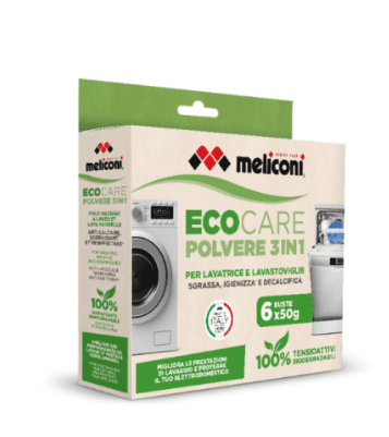 Meliconi Eco Care prašak 3 u 1 za perilicu rublja i posuđa