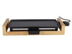 Alpina Teppanyaki Grill električna ploča za roštilj, bambus, aluminij, 2000W, 43x22,5 cm
