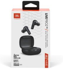 JBL Live Pro 2 TWS slušalice, crne