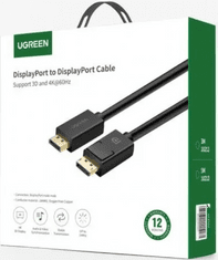 Ugreen kabel, DisplayPort, 4K, 5m, crni (10213)