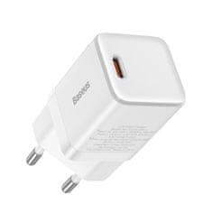BASEUS GaN3 punjač USB-C 1C 30W, bijela