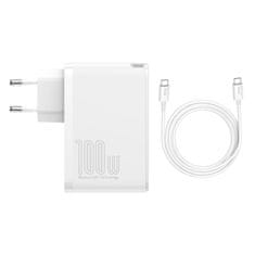 BASEUS GaN2 Pro punjač 2x USB / 2x USB-C 100W QC PD, bijela