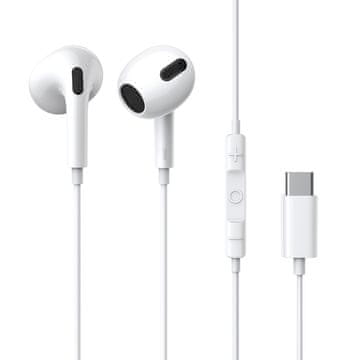 BASEUS Encok C17 slušalice USB-C, bijela