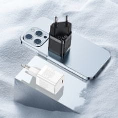 BASEUS GaN3 punjač USB-C 1C 30W, bijela