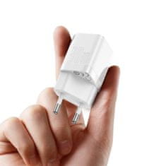 BASEUS GaN3 punjač USB-C 1C 30W, bijela
