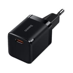 BASEUS GaN3 punjač USB-C 1C 30W, crno
