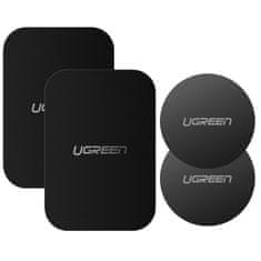 Ugreen LP123 4x kmetalna ploča za magnetski držač mobitela za auto, crno