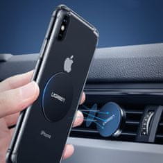 Ugreen LP123 4x kmetalna ploča za magnetski držač mobitela za auto, crno