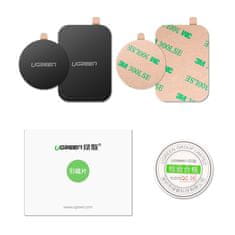 Ugreen LP123 4x kmetalna ploča za magnetski držač mobitela za auto, crno