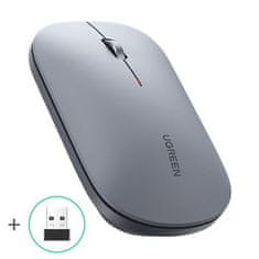 Ugreen MU001 USB bežični miš, siva