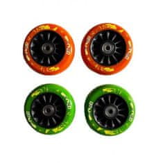 Spartan rezervni kotači za romobil, zeleno/narančasti