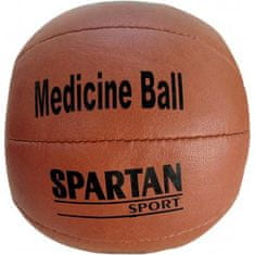 Spartan Sportska medicinska lopta, 5 kg, smeđa