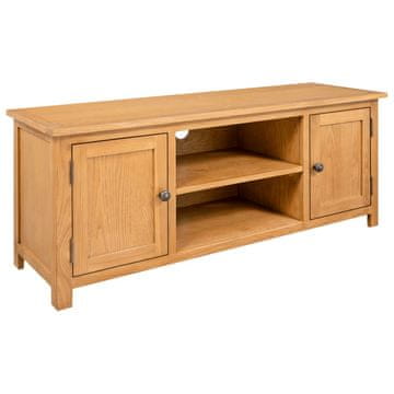 Vidaxl TV ormarić 110x35x44 cm Masivno hrastovo drvo