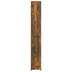 Vidaxl Kupaonski ormarić boja dimljenog hrasta 25x26,5x170 cm