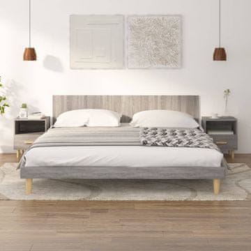 Vidaxl Noćni ormarići, set od 2, sivi hrast sonoma, 40x35x47 cm