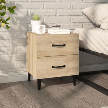 Vidaxl Noćni ormarić Sonoma hrast 40x35x47,5 cm