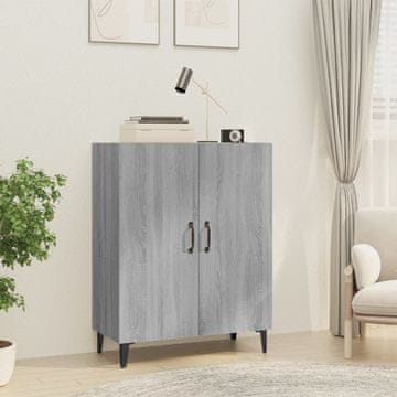 Vidaxl Ormarić, sivi hrast sonoma, 70x34x90 cm, materijal na bazi drva